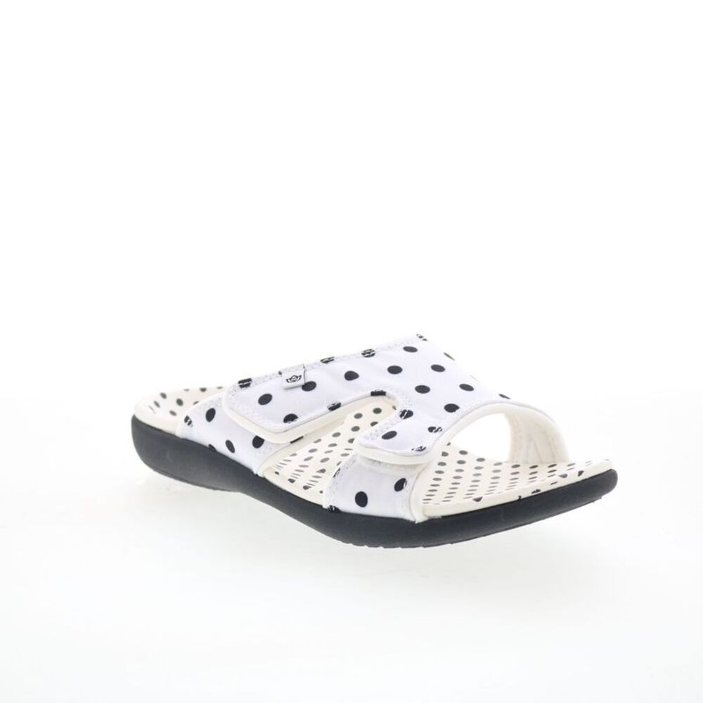Spenco Womens Kholo Dot White Shoes (NWT) - Picture 2 of 7